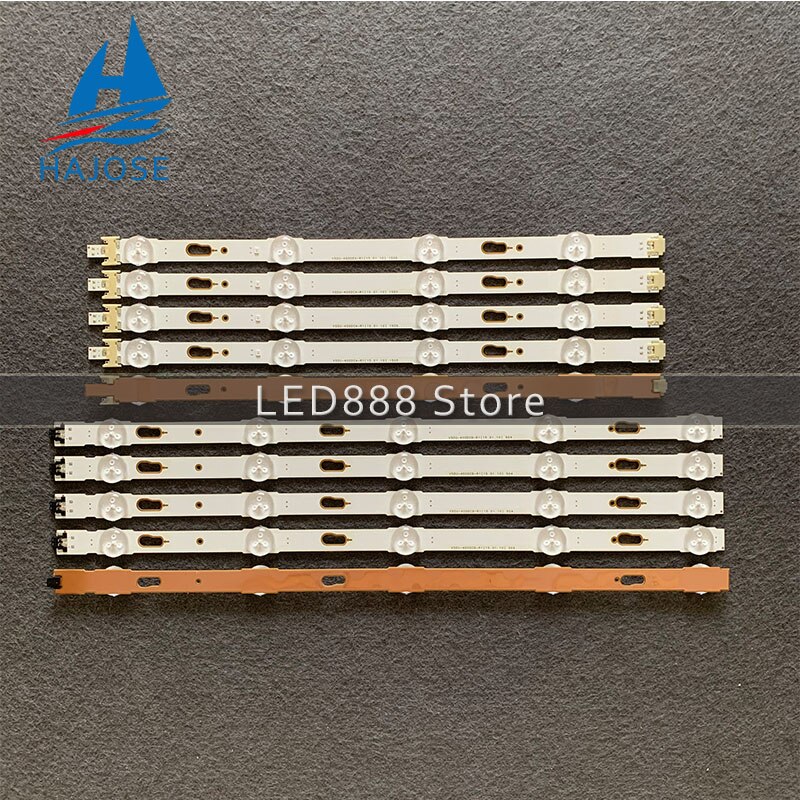 Barra de luz LED, accesorio para Samsung UE40MU6105K UE40JU6500 UE40JU6400 UE40MU6100K UE40JU6000 UE40KU6100 UE40KU6000 BN96-34791A 34792A, 10 unidades
