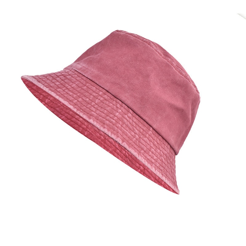 Ensfarget vasket cowboy fiskerhatt damer utendørs solhatt Brann årstider seksjon elskere allround bøttehatt