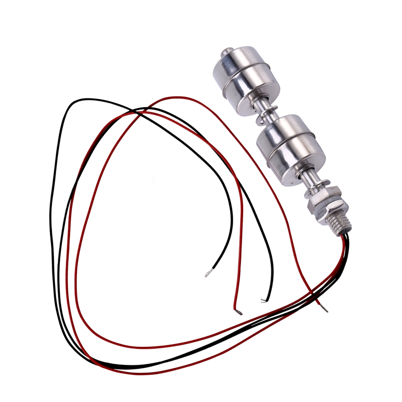 100mm Stainless Steel Float Switch Water Tank Liquid Level Sensor Double Ball Float Switch Water Tank Flow Sensor