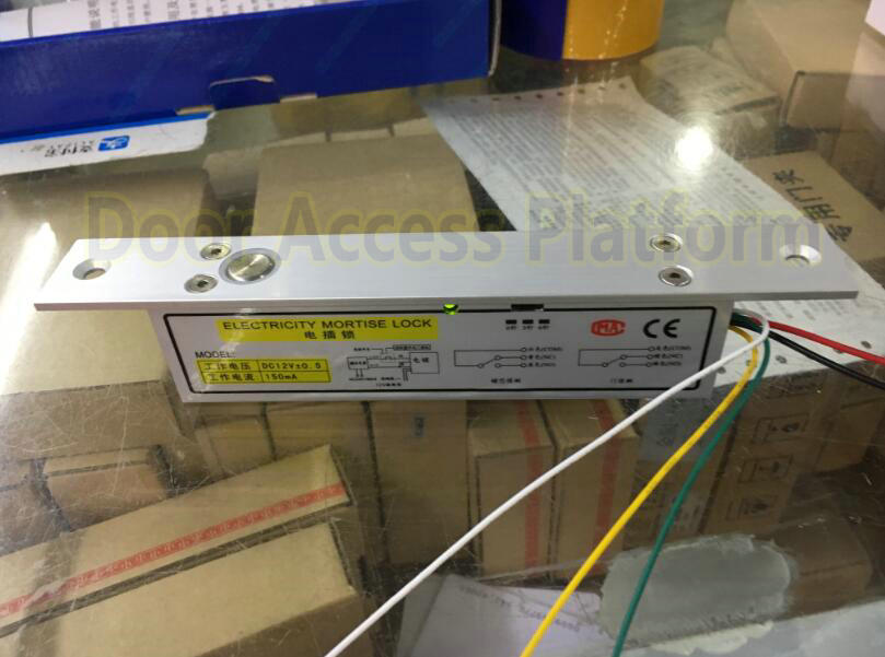 Slim size bolt lock 5 cables electro thin small size bolt lock for access controller system and door locker kit