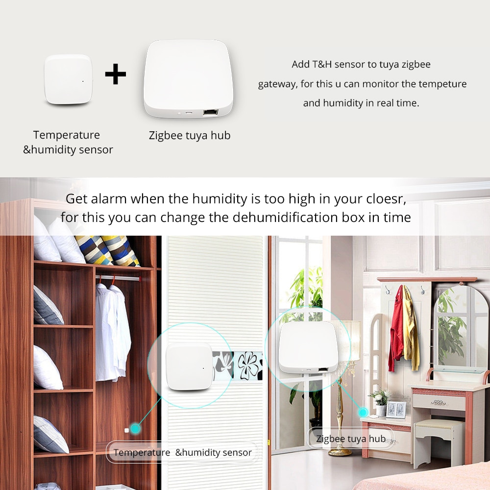 Tuya ZigBee Smart Gateway Hub Smart Home Bridge Smart Life APP Alexa Google Home Enable with Zigbee 3.0 Security Sensor Switch