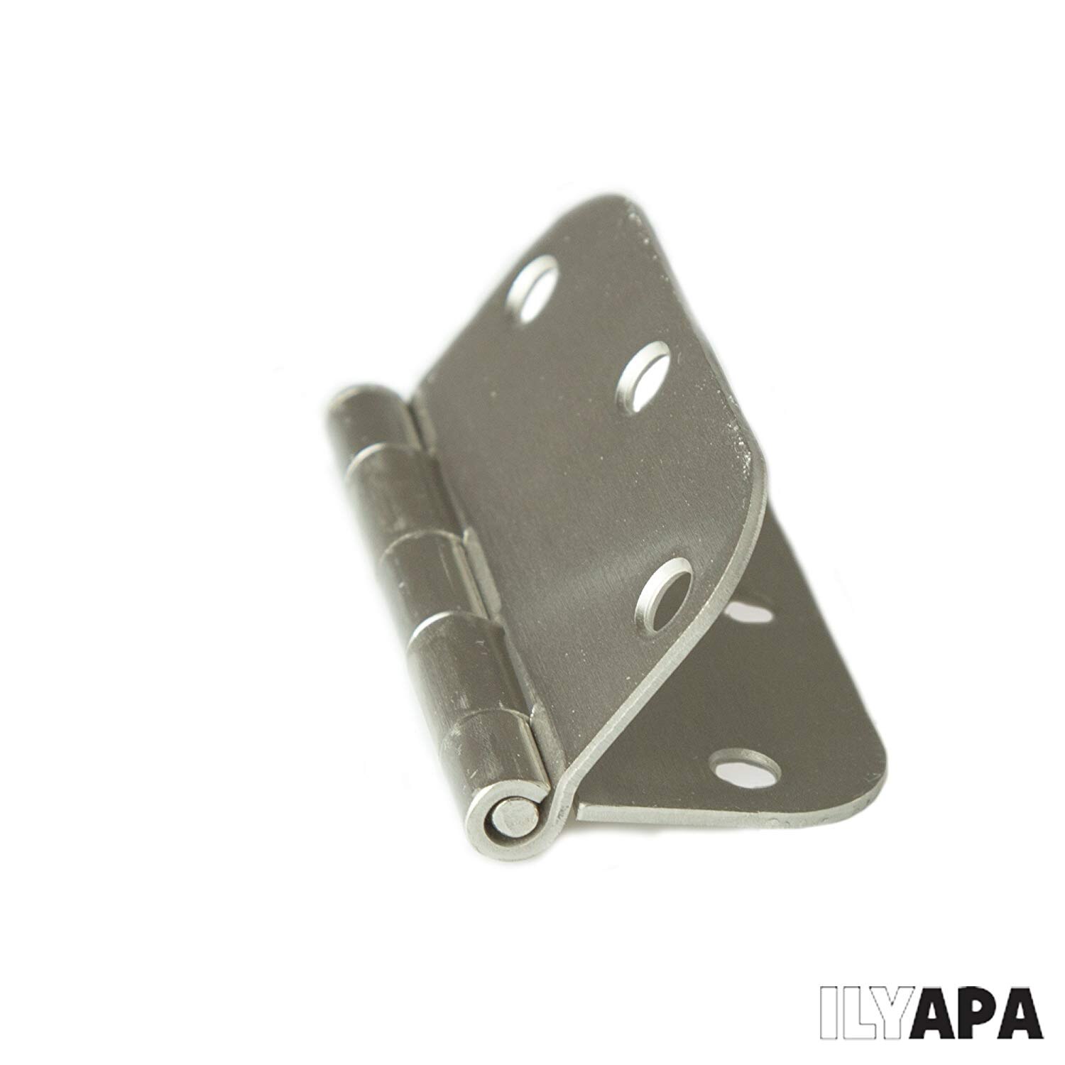 Door Hinges Satin Nickel 3.5x 3.5 Inch /8.9x8.9cm Interior Hinges for Doors Brushed Nickel with 5/8 Radius Corners