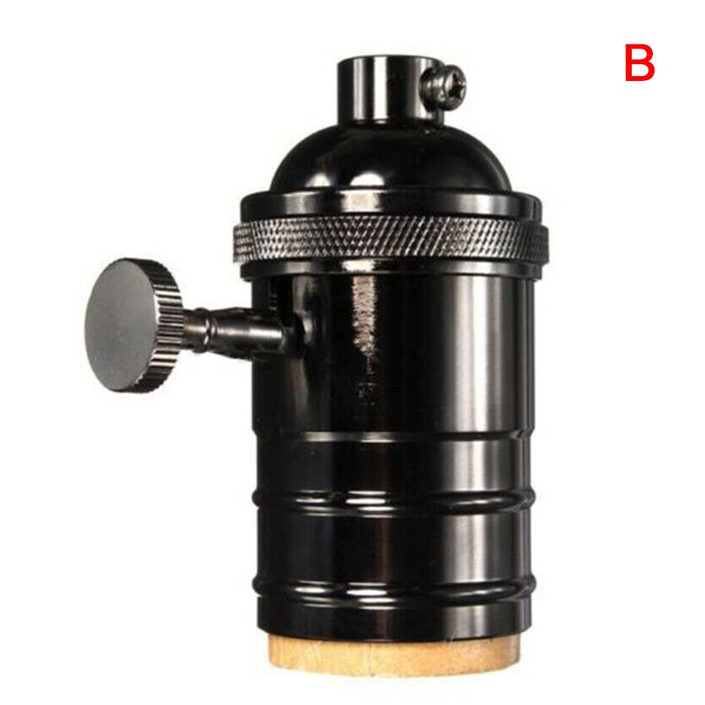 E27 skruv retro vintage kopparlampa taklampor glödlampor hållare socket 250v 250w home mjj 88: B
