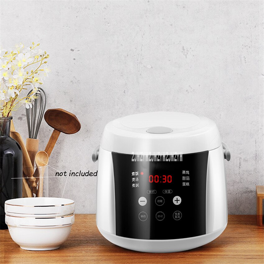 RFB-S16TCA Home Electric Rice Cooker Multifunction Cooking Pot 400W Dormitory 1-2 People Portable Mini Rice Cooking Machine 220V