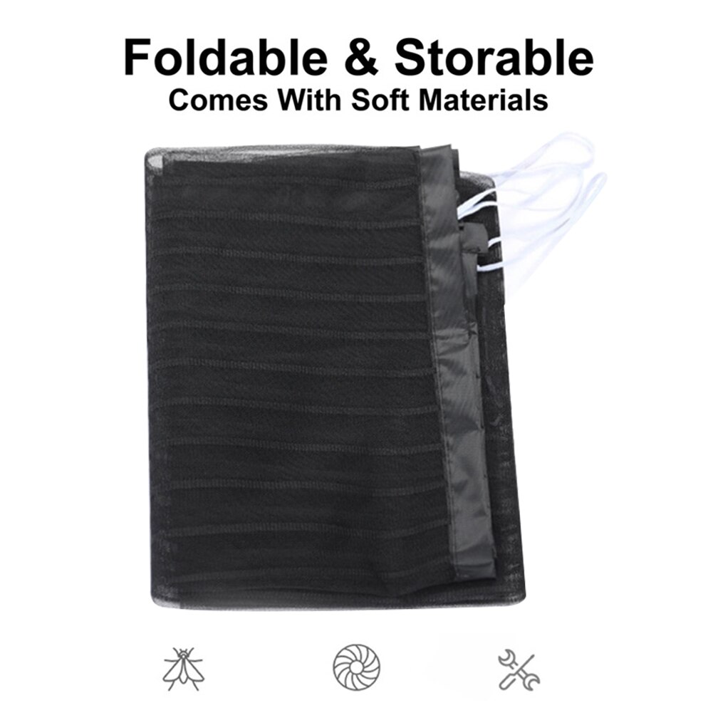 Mudret vejvand tank bil kondensator beskyttelse net universal luft radiator nem installation anti insekt foldbar forhindre tilstopning