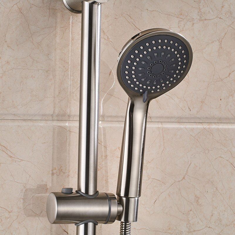 Douche Kraan Slide Bar Geborsteld Nikkel Hoogte Ve... Grandado