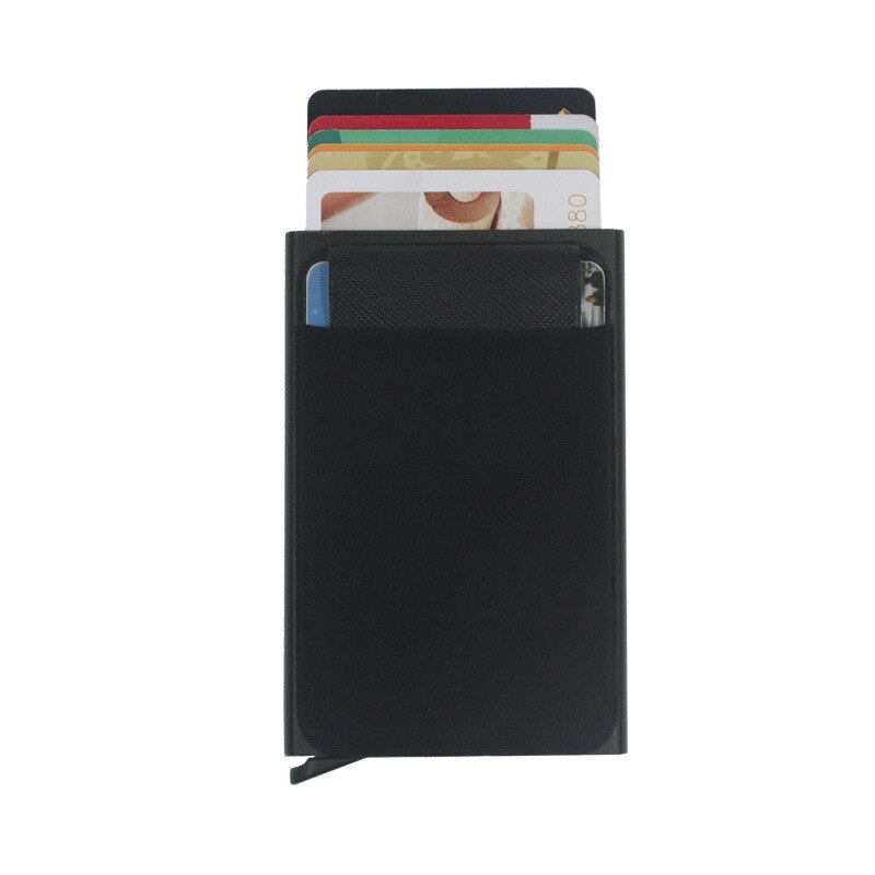 Pop Up Card Male Wallet Mini Package Aluminum Metal Protective Gear Storage Bag Smart Quick Release Women Wallet