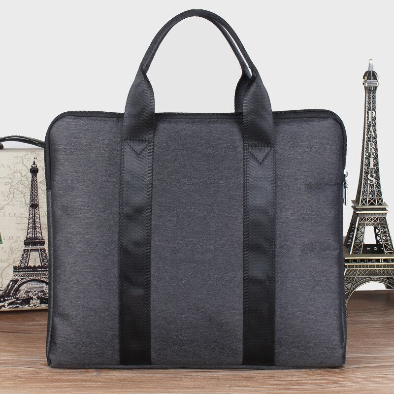 Business Office Men'S Briefcase Practical Simple Large Capacity File Bag Oxford Cloth Handbag