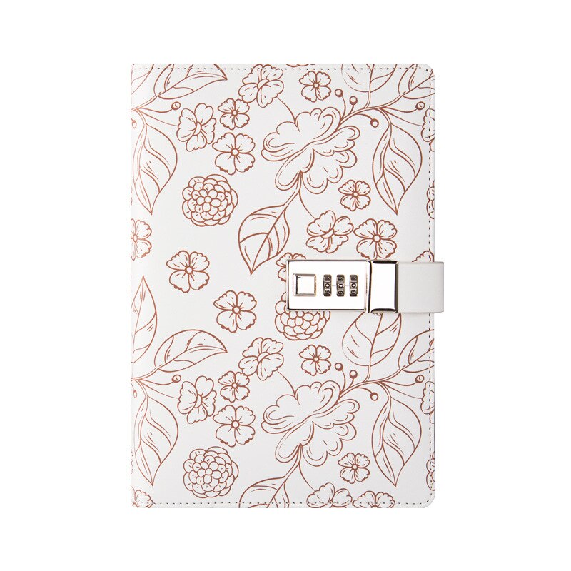 A5 Diary Agenda Planner Organizer Wonderful Notebook and Journal with Lock Line Blank Note Book Back to School Travel Handbook