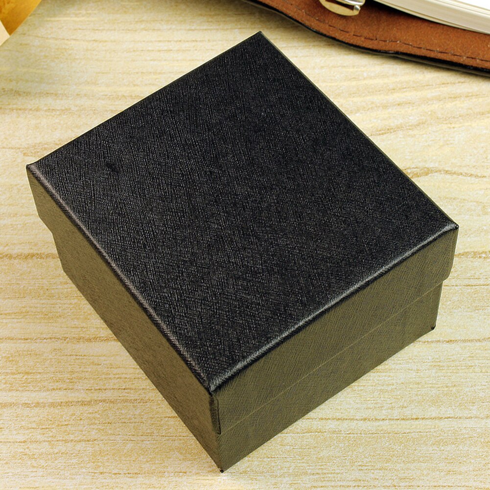 , caja de para , relojes resistentes, estuche brazalete para pulsera, joyería, caja de reloj sólida, con tapa