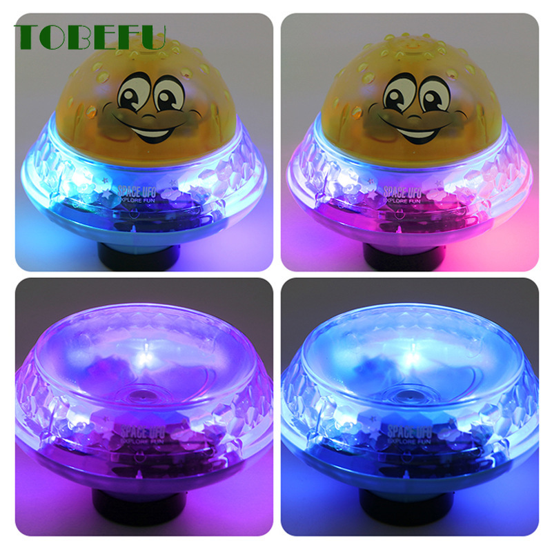 Grappige Baby Bad Speelgoed Baby Elektrische Inductie Sprinkler Bal Met Led Light Kinderen Waternevel Bal Spelen Baden Speelgoed Kids gi