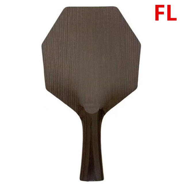 Empuñadura recta y Horizontal CS Pen, mango FL, pala de tenis de mesa, tabla de raqueta de Ping Pong, suela Hexagonal para entrenadores: FL black handle