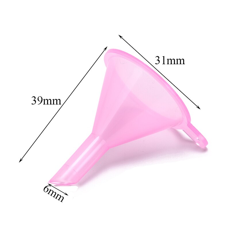 Lote de pequeños embudos de plástico para frasco difusor de Perfume, Mini embudos de aceite líquido Labs 10 Uds 4cm x 3cm