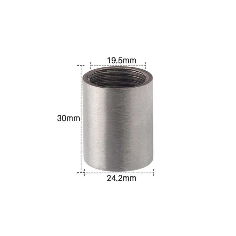1/2" Female x Female Threaded Pipe Fitting , 30mm length Stainless Steel 304, Homebrew Hardware