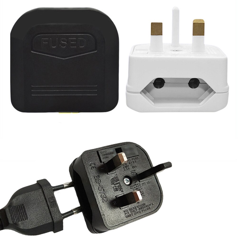 Universal EU Plug Converter 250V AC Power Adapter Charger Euro Travel Adapter EU Plug Adapter British Socket Outlet Home Adapter