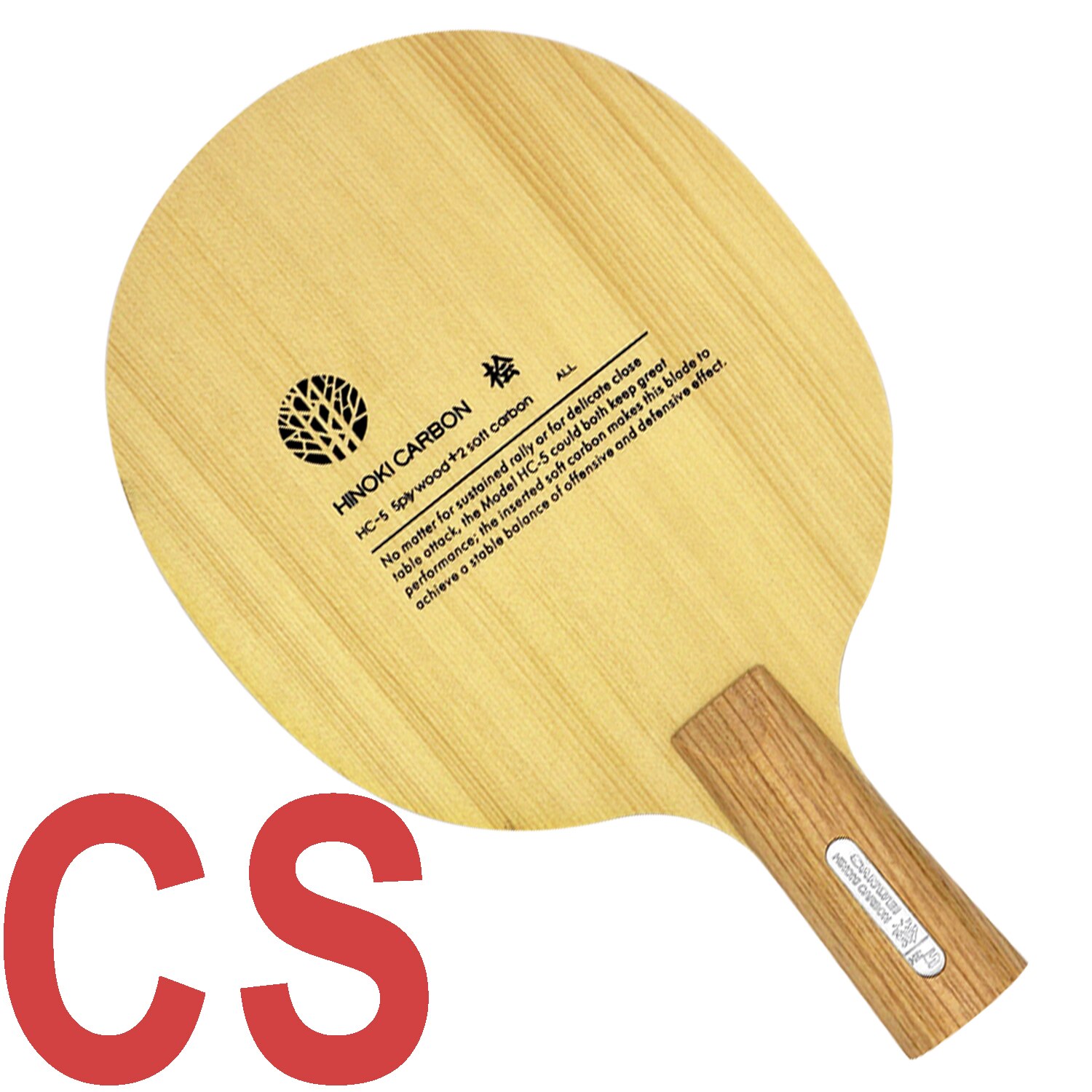 Sanwei HC.5S HC-5S HC 5S HC5S HINOKI Soft-Carbon Table Tennis Blade for PingPong Racket: CS