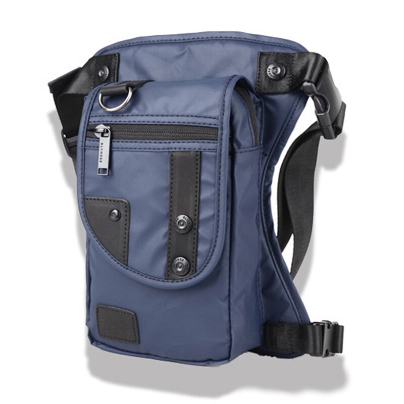 Mænd udendørs klatring skuldertaske stor kapacitet bryst taske diagonal pakke vandreture atletisk sport rejse messenger taske taske: Blå