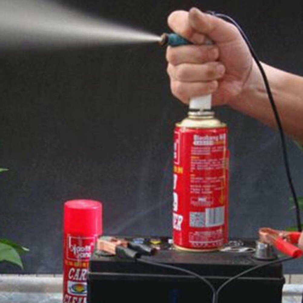 Universal Portable DIY Car Off-Road Fuel Injector Flush Cleaner Adapter Tool Kit DIY Injector Cleaner Adaptor Kit Clean Tool