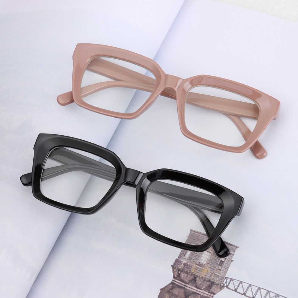 Oversized Square Reading Glasses Men Women Large Frame Presbyopia Eyeglasses Diopter +1.0~+4.0
