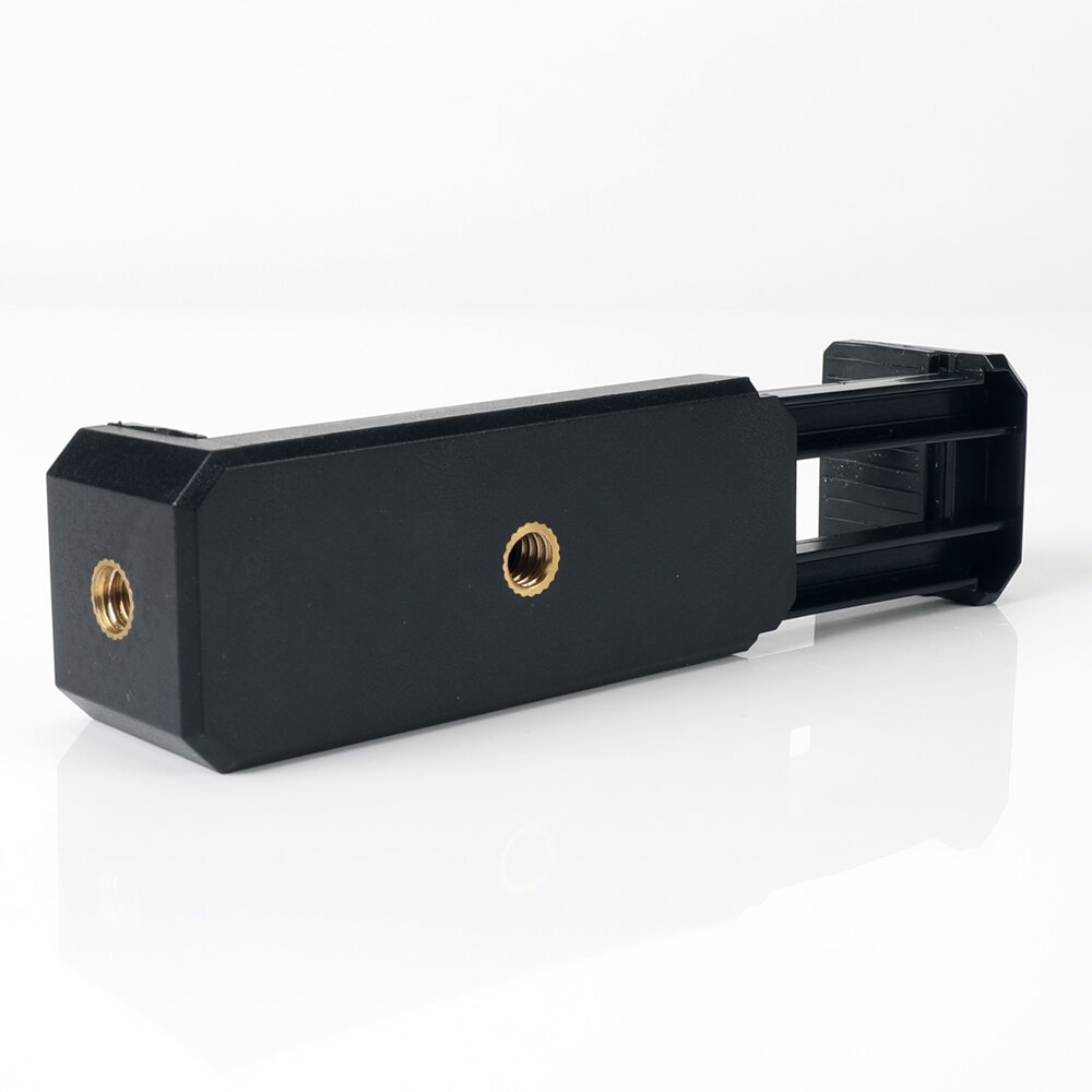 Twee-Gat Mobiele Telefoon Clip Adapter Universele Voor Statief Monopod Houder Klem Beugel Stand Houder Zwart