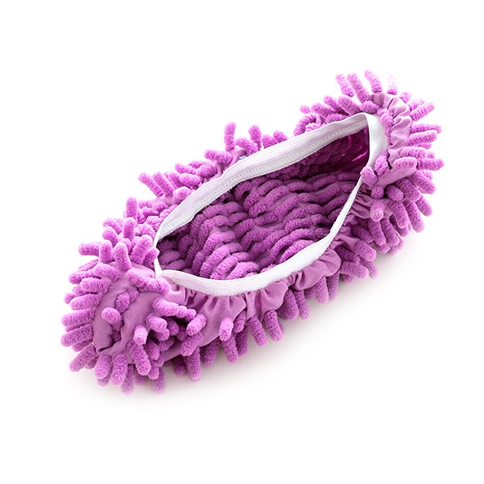 Fregona mágica para suelo, 2 uds., fregona para polvo, limpiador de suelo para casa, limpieza de polvo para pies: Purple 2pcs
