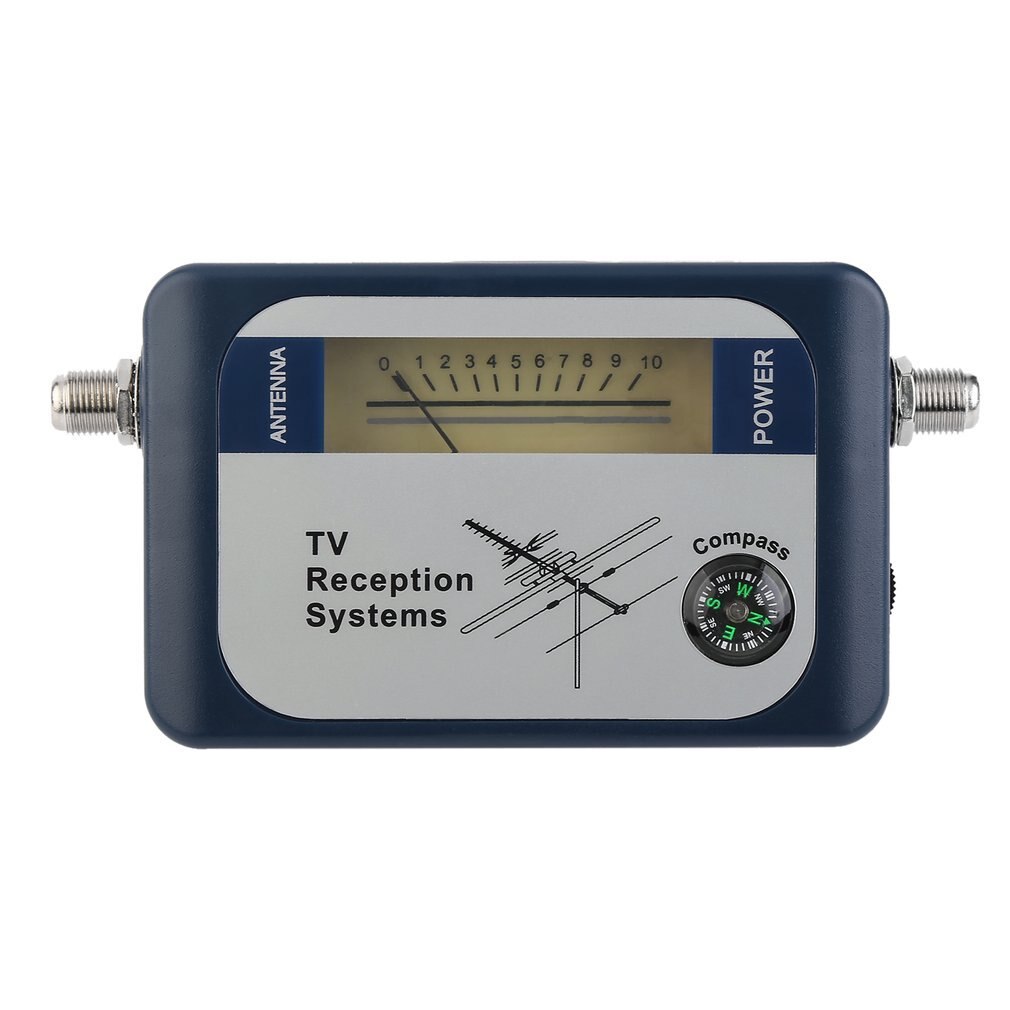 Satellit Finder Digital Aerial Terrestrial TV Antenna Signal Power Strength Meter Pointer TV Reception With Compass
