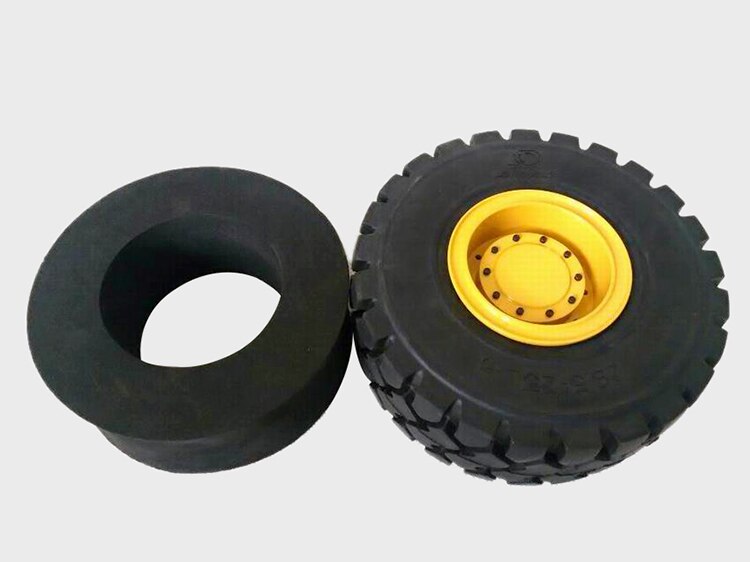 Tire 137mm w/ hard foam For RC Tamiya RC8WD Tractor dump Truck excavator Engineering 1/14 1/12 RC8WD loader,forklif, bulldozer