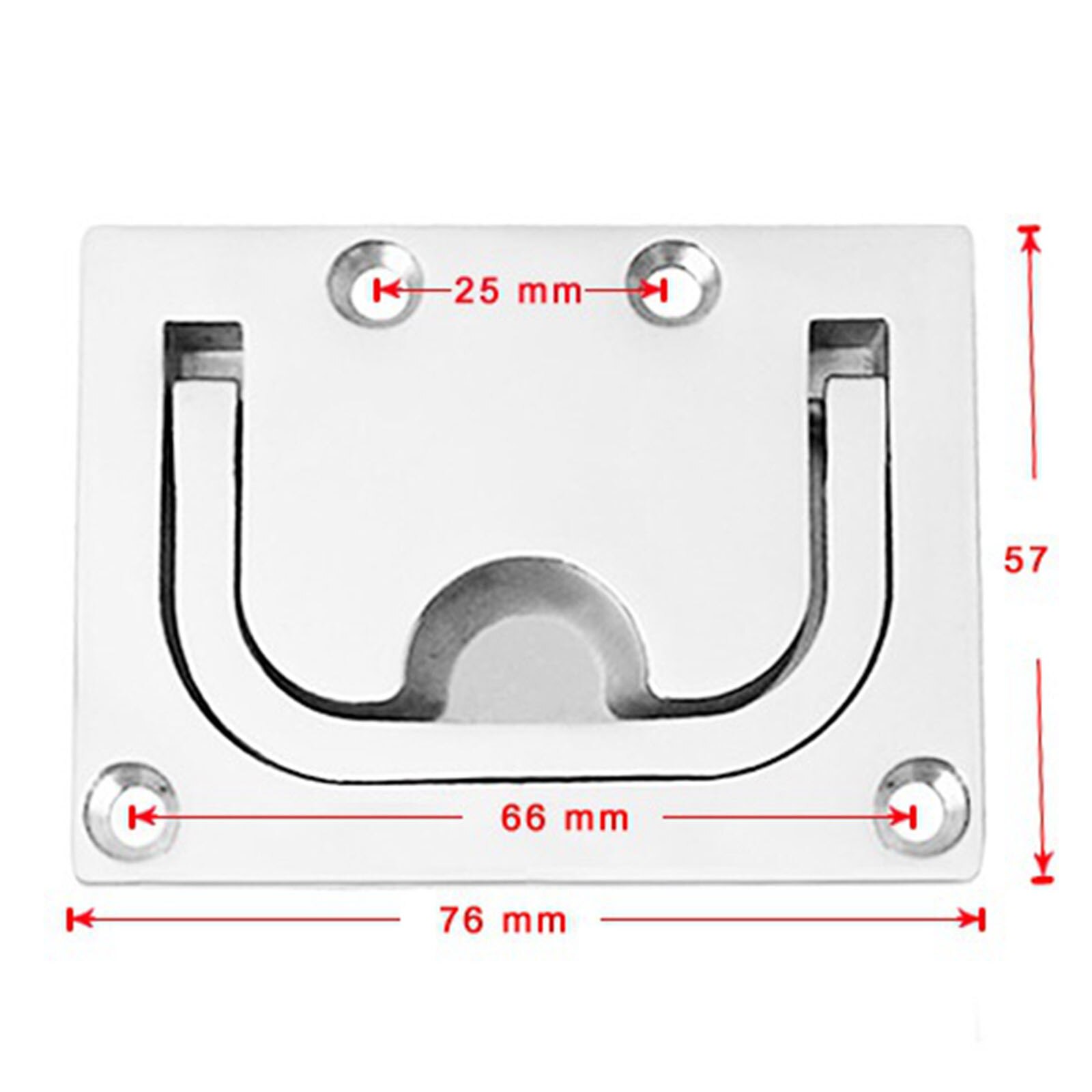 Stainless Steel 316 Flush Lift Ring Hatch Pull Handle Locker Cabinet Ring Door Knobs Boat Hardware