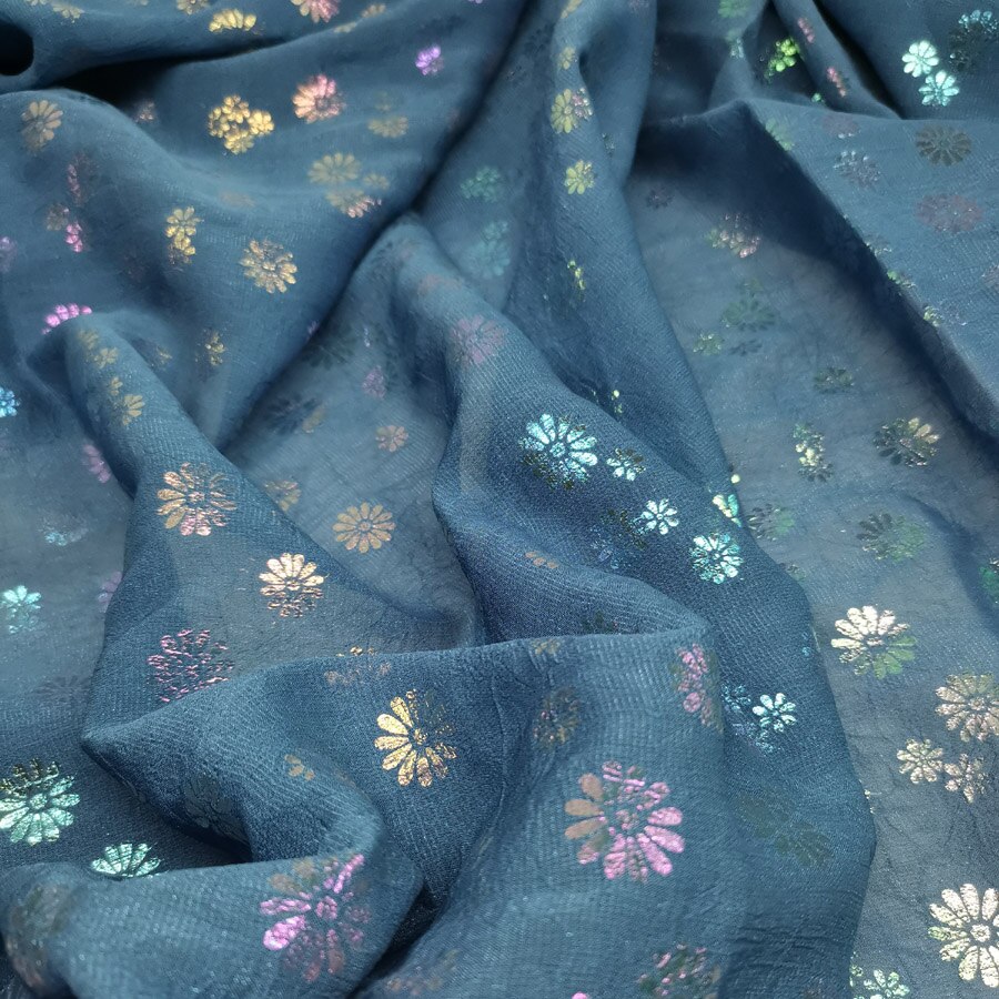 Cosplay Shimmer Chiffon Dress Fabric Lasering Colorful Fabric Magic shiny Fabric Bronzing costume dress fabric DIY