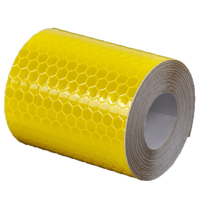 Auto motorfiets folie baby auto sticker veiligheids reflecterende strip sticker 5*100cm auto-styling zelfklevende waarschuwingstape: Jw