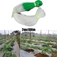 Multi-Functionele 2M X 100M Komkommer Mesh Netto Hoge Dichtheid Polyethyleen Vines Groente Gewassen Netting Plant Ondersteuning klimmen Netto