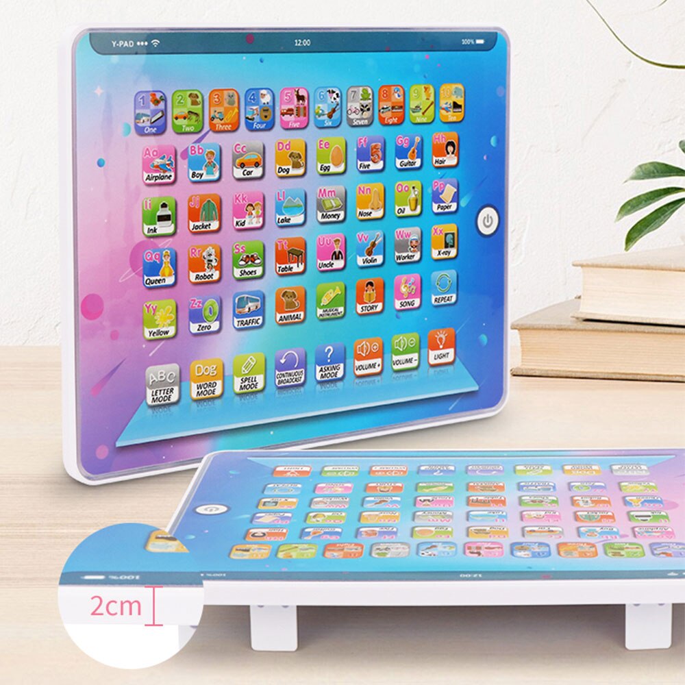 Englisch Lernen Maschine Alphabet Baby Tablet Pädagogisches Spielzeug Für Kinder Elektronische Touch Tablet Computer Kinder Spielzeug