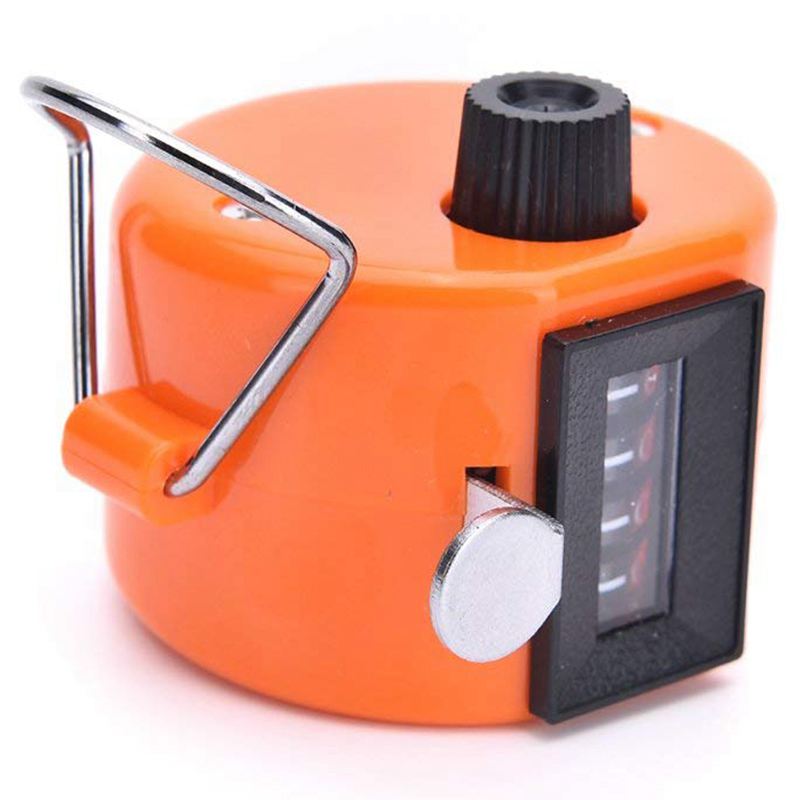 Hand Tally Counter, 5 Pack 4 Digit Hand Held Tally Counter Clicker with Finger Ring,Colors