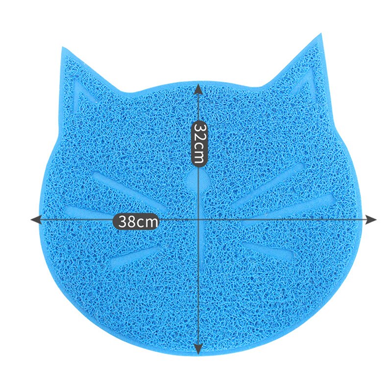 Pet Dog Puppy Cat Feeding Mat Pad Cute PVC Bed Dish Bowl Food Feed Placement Cat Toilet Mat Cat Claw Mat
