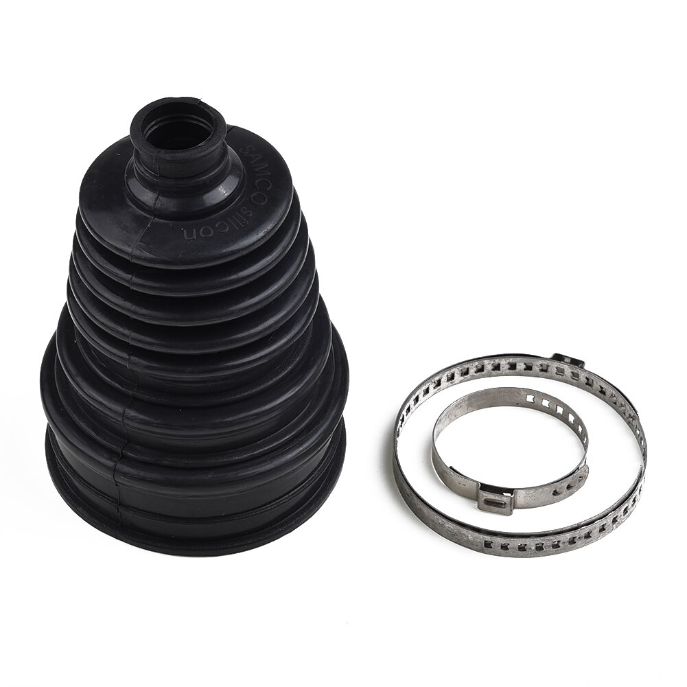 Universal CV Boot Silicone CV Joint Boot Driveshaft CV Boot Clamp 130mm Stainless Steel Clamp
