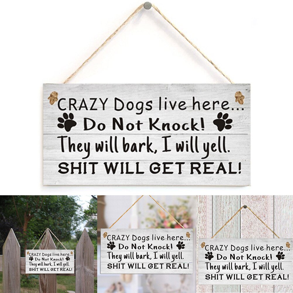Wooden Sign Rustic Wall Decoration Christmas Hanging Sign Home Decoration