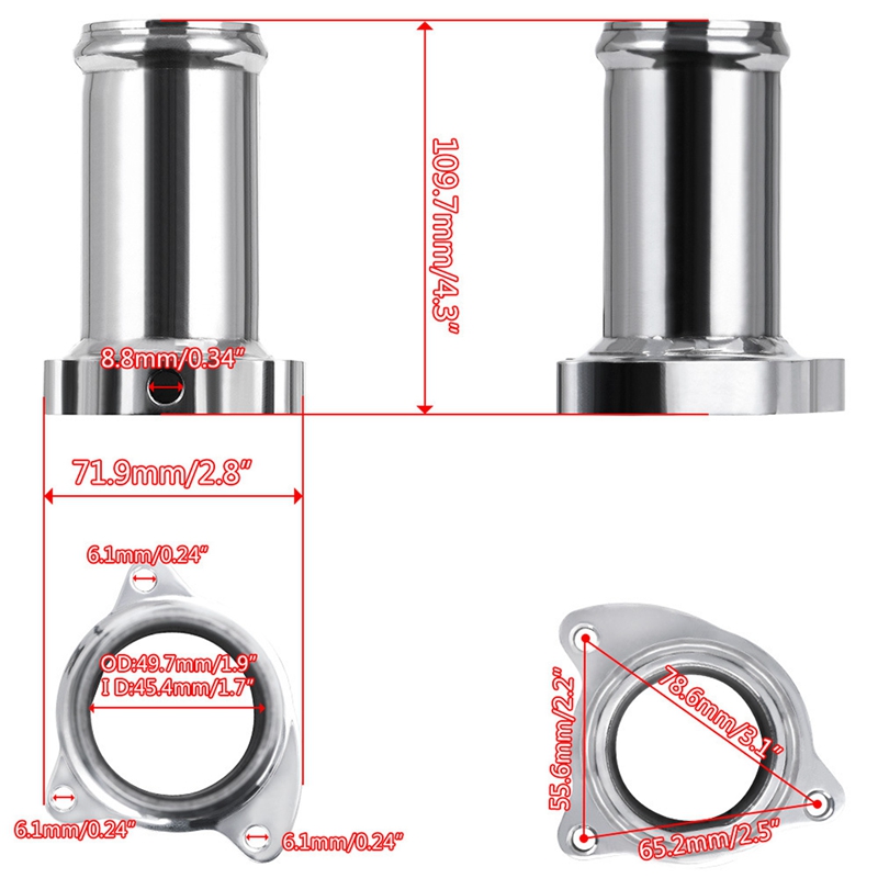 Exhaust Valve Removal Tube EGR Delete Kit Exhaust Gas Recirculation Valve Tool for- Beetle Golf Jetta 1.9L L4