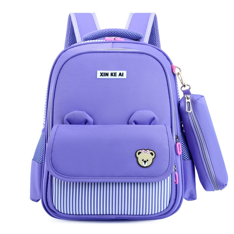 Basisschool Rugzakken Voor Meisjes Roze Prinses Schooltassen Kinderen Schooltas Kinderen Rugzak Casual Knapzak Mochila Escolar: purple