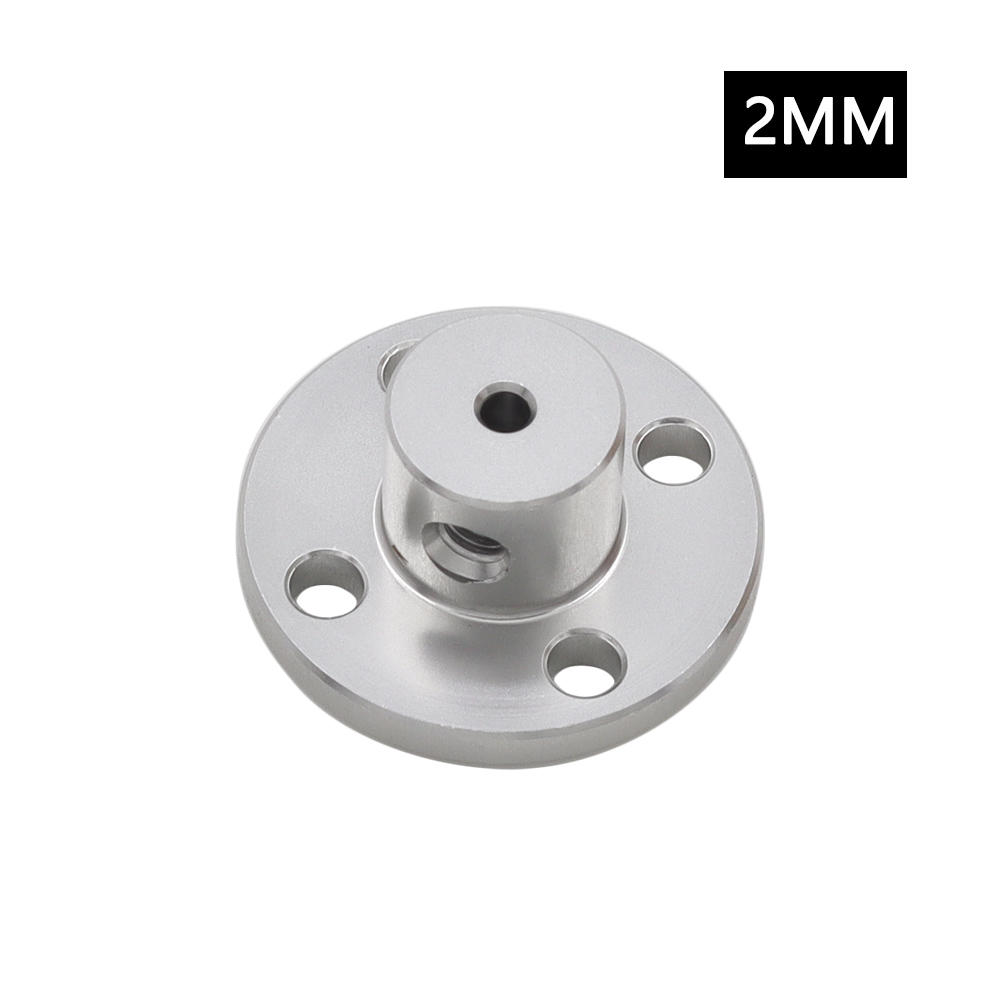 Aluminum Alloy Rigid Flange Coupling - 50mm Flange, 5-22mm Bore With Keyway, For Shaft Connection