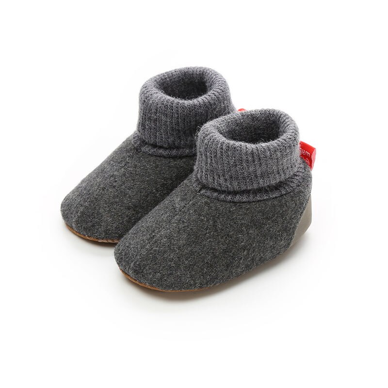 Winter baby jongens meisjes plus fluwelen warme laarzen baby jongen meisje antislip peuter instappers baby peuter eerste loopschoenen: Model 2 / 1