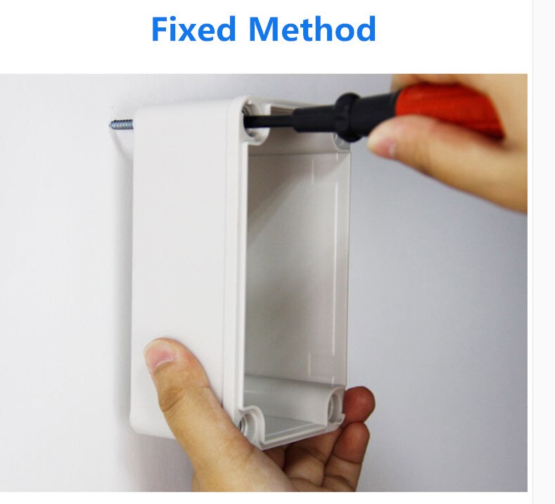 Waterproof Electrical Junction Box With Hasp Outdoor Sealed Switch Power Plastic Enclosure Case Electrical Distribution boxes