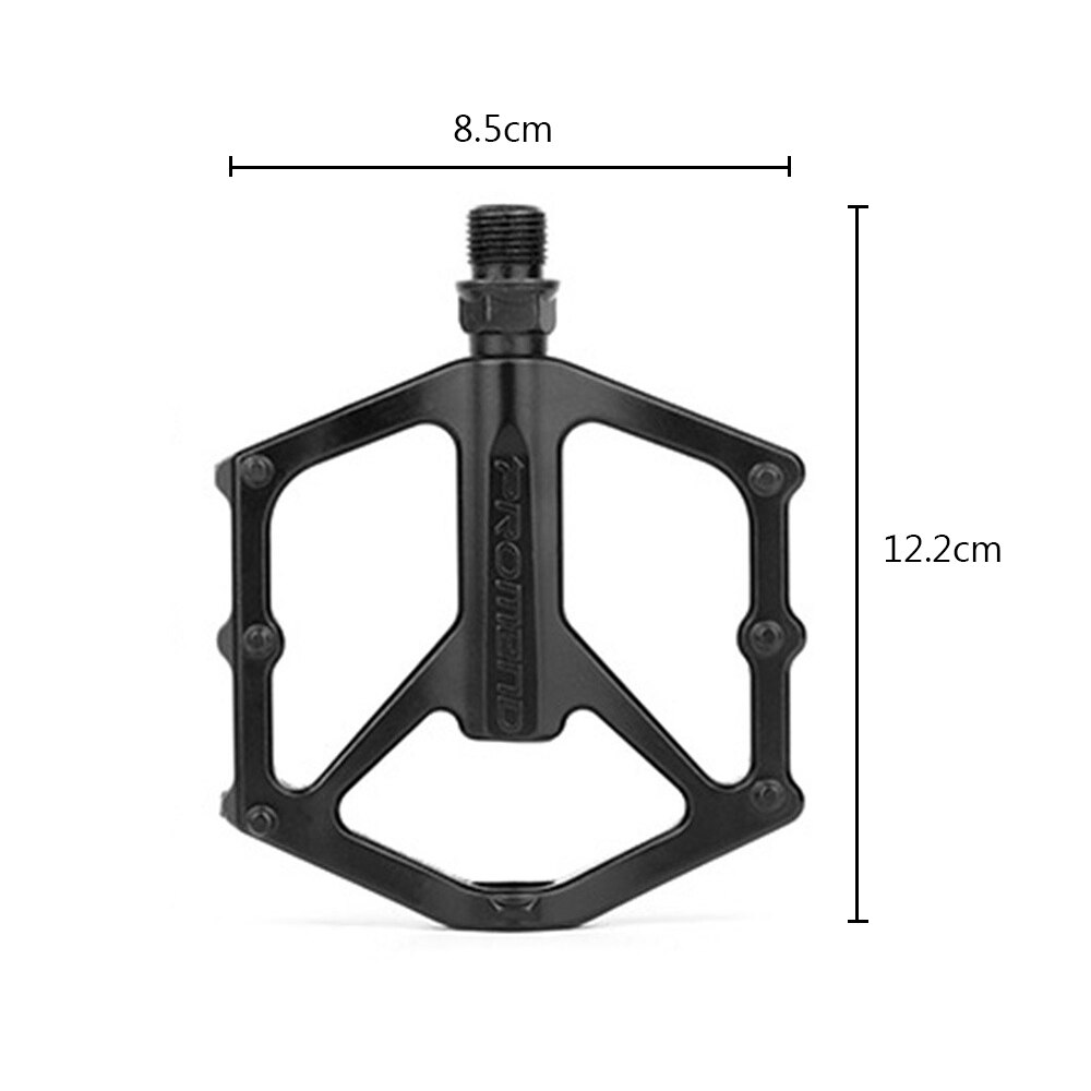 Tre förseglade lager cykelpedal ultralätt aluminiumlegering halkfria cykelpedaler cykel trampa cykeltillbehör