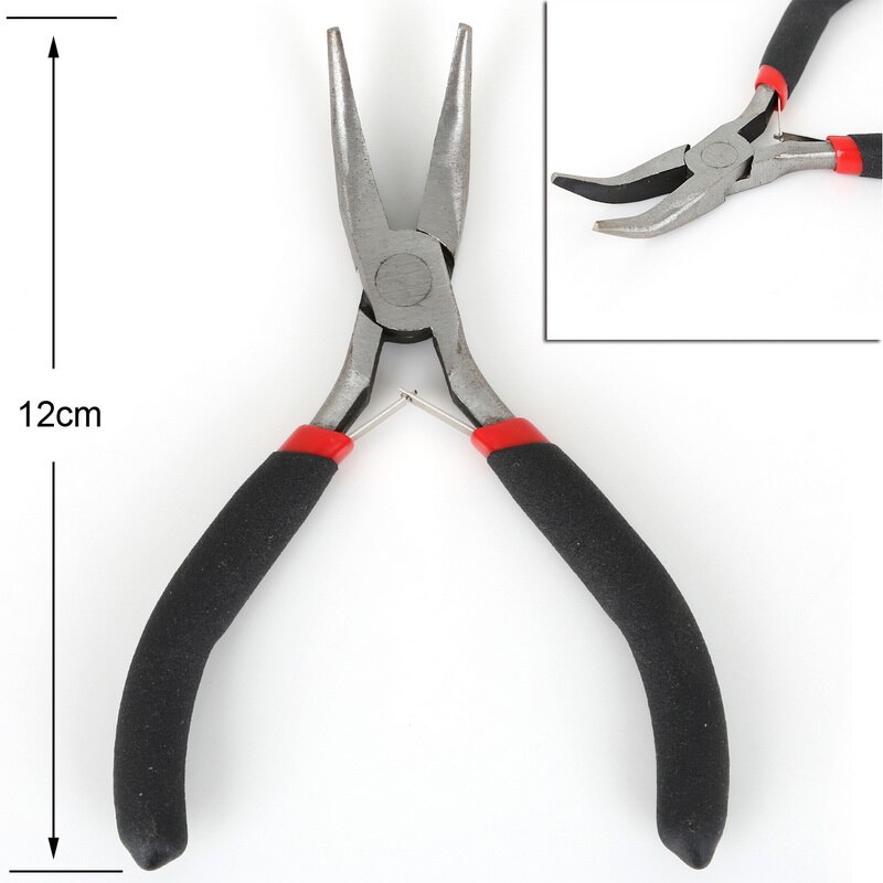 Jewelry Pliers Tools & Equipment Kit Long Needle Round Nose Cutting Wire Pliers For Jewelry Making Handmade Accessories: 04