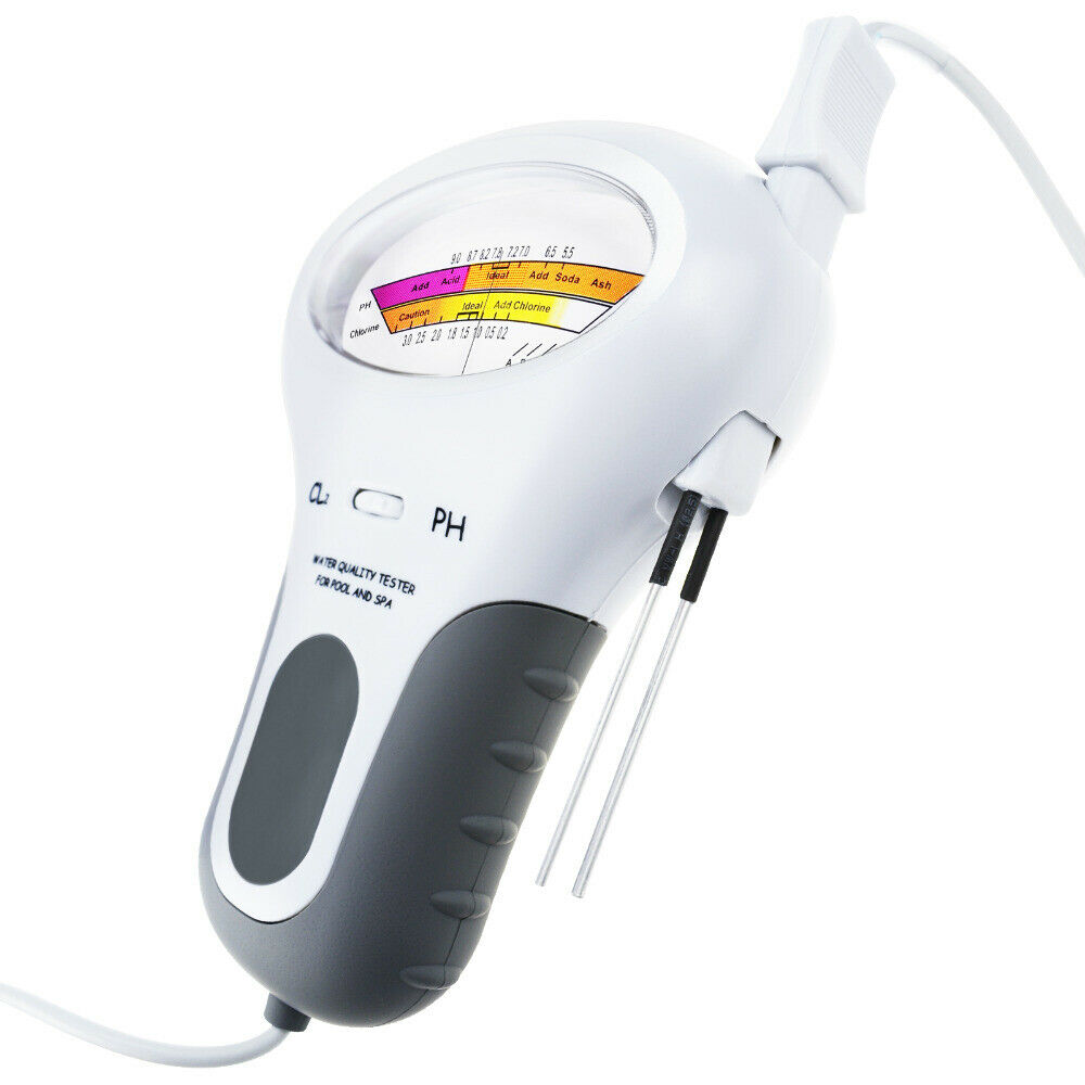 Cl2 tester vand ph & klor pc -101 niveau bærbar digital ph meter pool spa analytiske instrumenter dropshiper