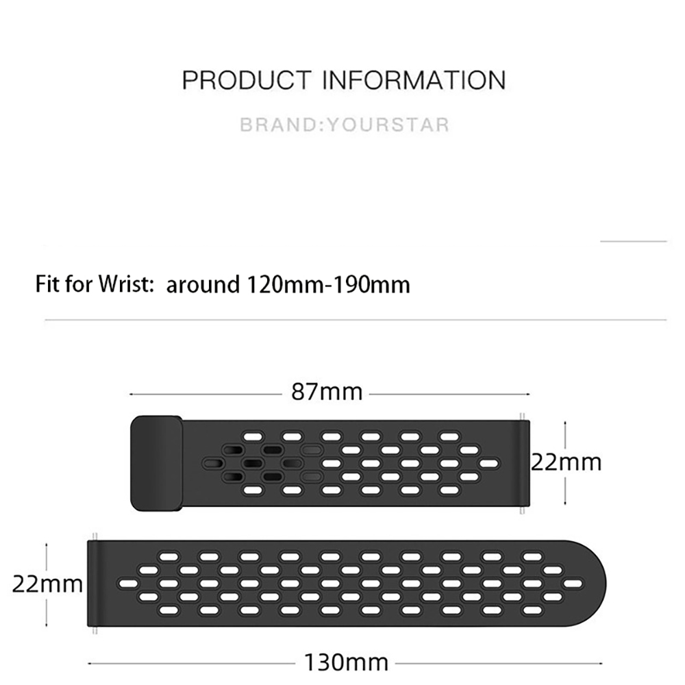 22mm silikone smartwatch-rem til xiaomi mi watch 2 pro /s4/s3/s2/s1 active pro color 2 sportremme udskiftningsarmbånd korrea