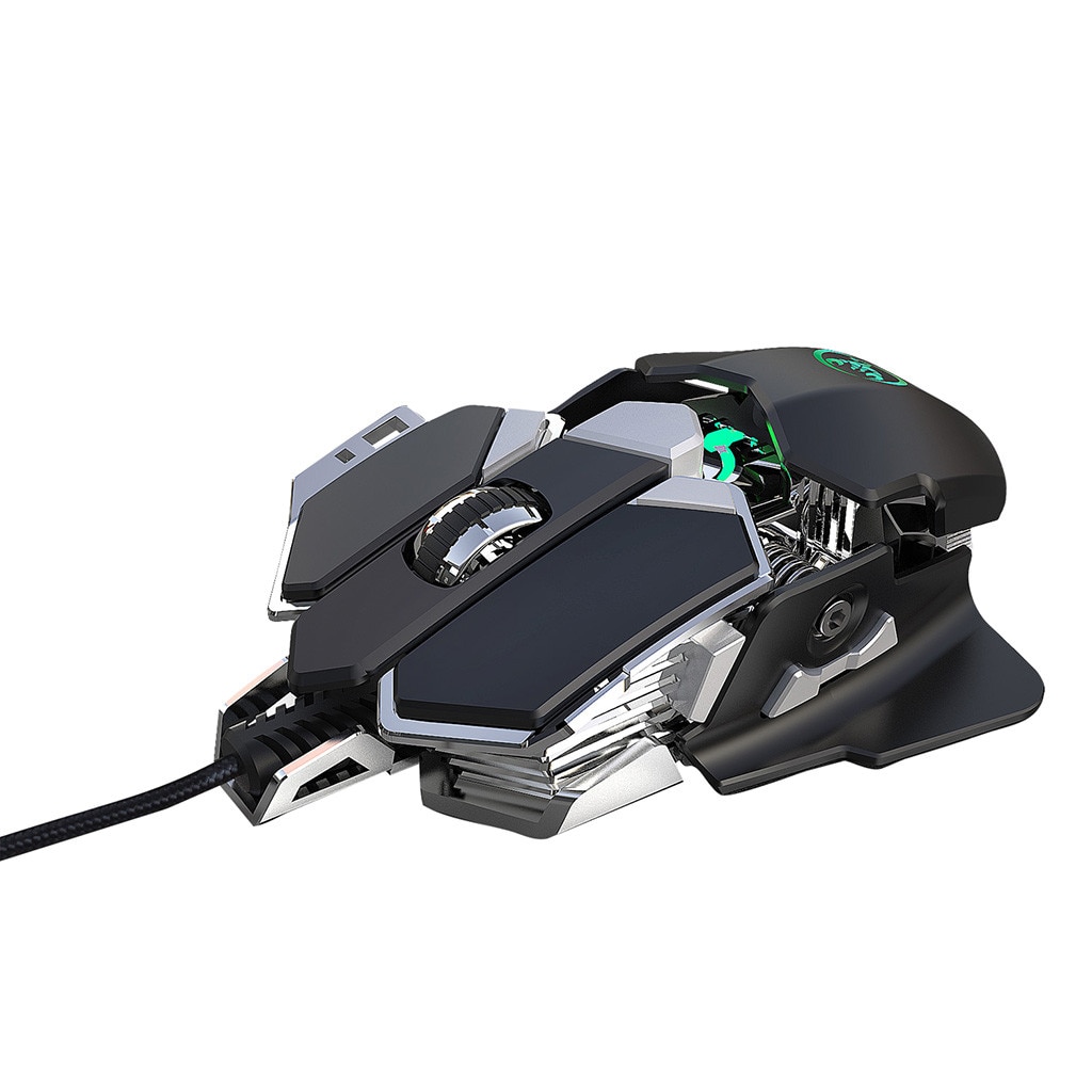 Gaming Mouse Wired USB DPI Adjustable Macro Programmable Mouse Gamer Optical RGB Mause Game Mice For PC Computer