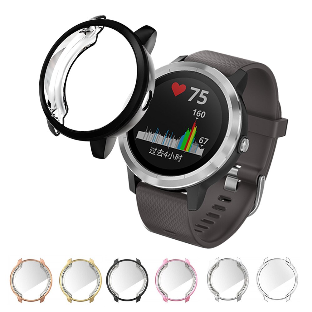 TPU Watch Protective Case for Garmin Vivoactive 3 3 Music Watch Case Ultra-Thin Watch Cover Frame Shell For Vivoactive3/3 Music