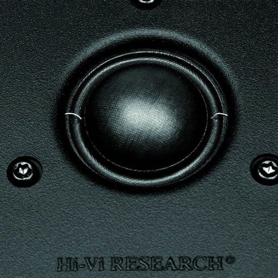 1 Pieces Original HiVi Q1R/Q2R 4&#39;&#39; Black Fabric Dome Tweeter Speaker Driver Unit Magnetism Shielded 6ohm/15W RMS D116mm