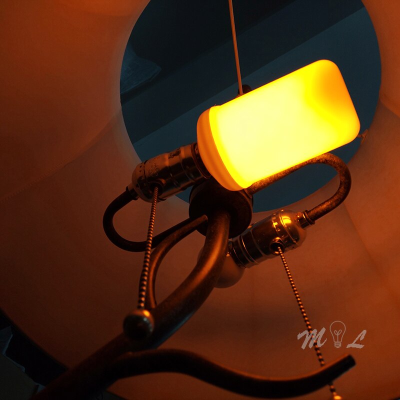 Led Simulated Flame Bulb 5W 9W 15W E14 E27 B22 85-265V Luces Home Electronic Accessories Flame Lamp Flame Effect Bulbs Lampada