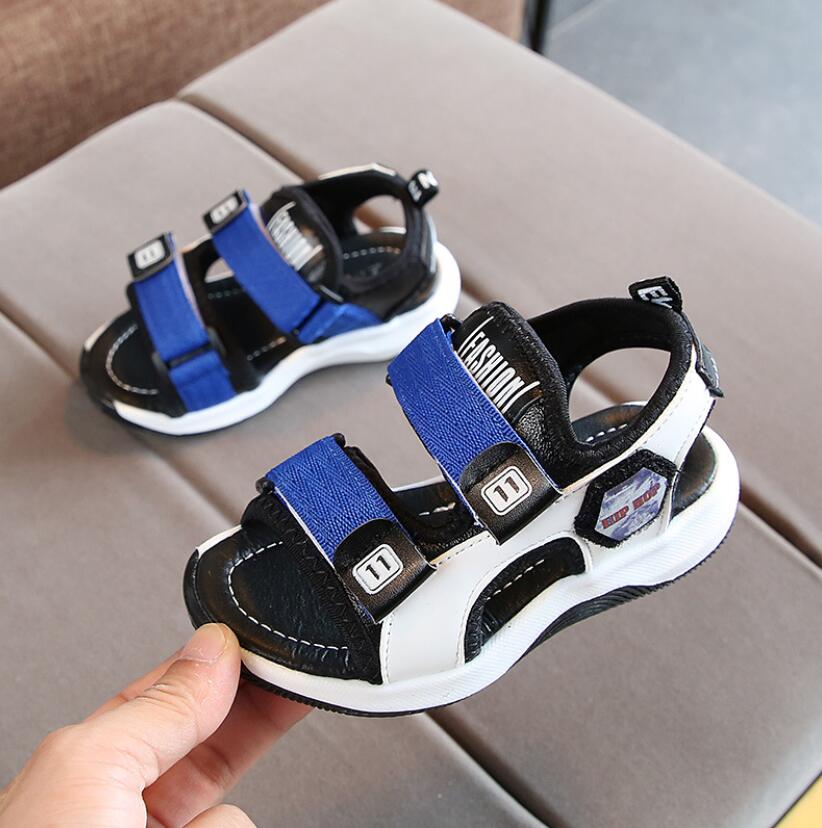 Sandales d'été en cuir pour garçons, chaussures – Grandado